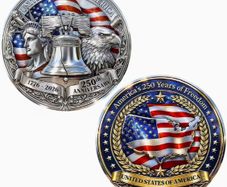 Commemorative Coin 250Th Anniversary USA Independence Day, New.