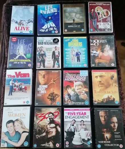 16 DVD Movies - Classification 15