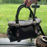 Miu Miu Vitello Lux Bow Bag Dark Brown Leather Gold Hardware Image 2