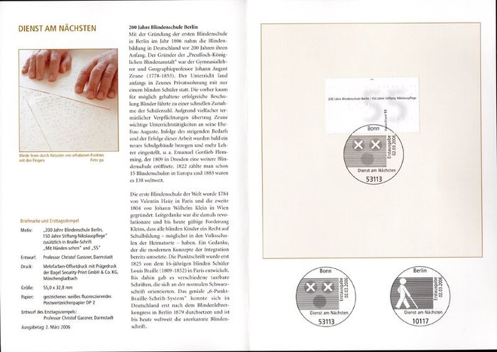 2006 Bundes Republic Deutschland (Germany) Federal Annual Stamp EFT Collection with 50 Images of contents