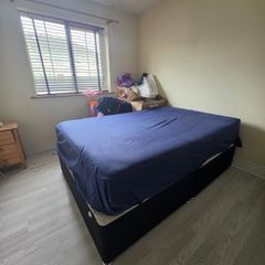 double bed and mattress