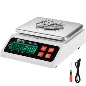 Industrial Counting Scale, 10 kg x 0.1 g, Digital Scale for Parts and Coins, g/kg/lb/oz/ct Units, Electronic Gram Scale Inventory Counting Scale Kitchen