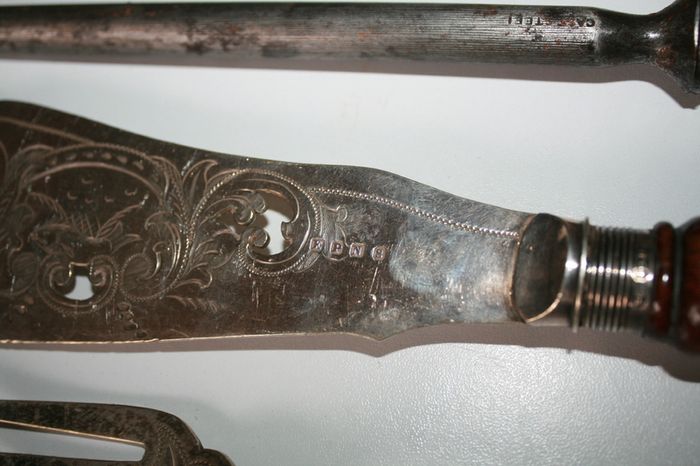 Antique Cutlery Carving Set