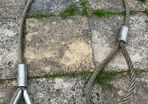 Crane lifting steel cable wire rope sling 24mm 2m long