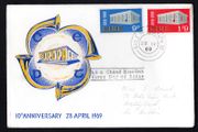 1969 Ireland Europa (CEPT) Commemorative Stamps Illustrated First Day Cover (FDC)