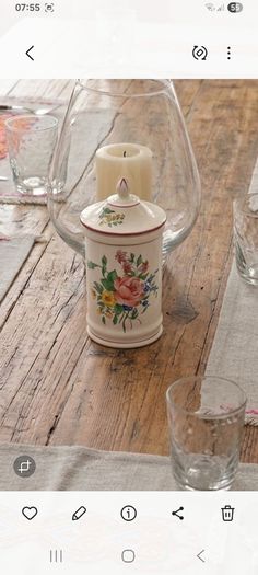 Porcelain antique kitchen vase utensil holder