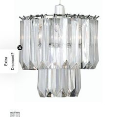 Acrylic clear pendent