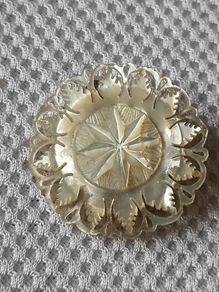 Mother of pearl brooch