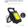 Mini LED Flashlight Work Light Portable Pocket Flashlight Keychains USB Rechargeable For Outdoor Camping Small Light Corkscrew Image 2