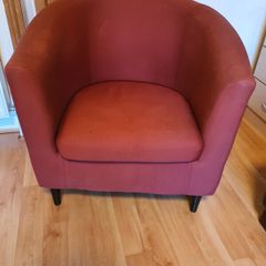 Red armchair