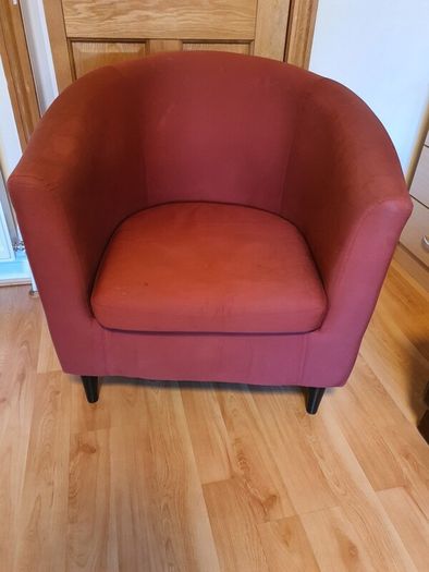 Red armchair