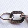 Vintage Sterling Silver Round CZ ball Pendant Chain Necklace (L18" - 3,02g) Image 7