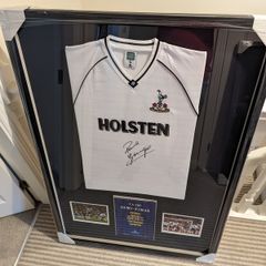 Tottenham 1991 Gazza signed shirt
