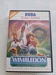 Wimbledon Sega Master System Arcade Retro Games Original