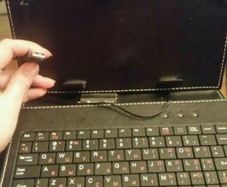 Tablet Micro USB Keyboard Case