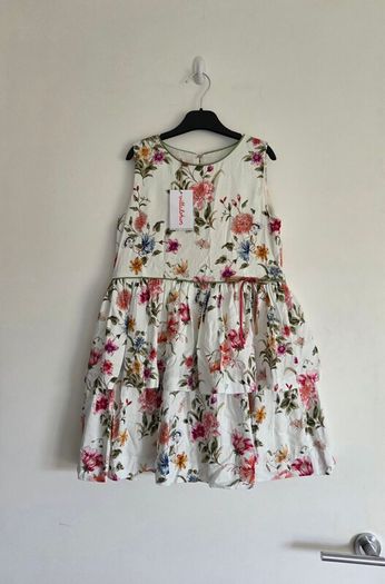 8years, With Tags NEW Villalobos Floral Tiered Girls Dress