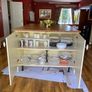 Kitchen + Island + Solid Oak Countertops + Integrated Dishwasher + black sink & gold mixer tap Image 10
