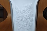 Vintage Kaiser W.German Art Pottery white bisque porcelain vase H 19 cm