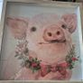 Framed cute pig decorative picture Image 2