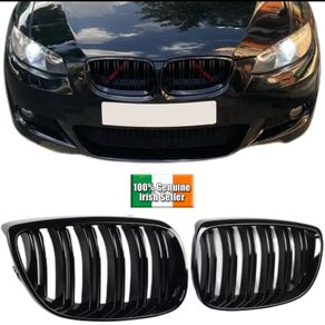 E92 Gloss Black Front Kidney Grill Grille for BMW E92 E93 M3 Pre LCI 2006-2009