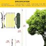 30 Feet Tree Pruning Saw, Upgraded Gear Manual Branches Pole Saw Trimmer for Garden Tools Loppers Hand Pole Saws Extendable Height with Knives and Storage Pocket Image 2