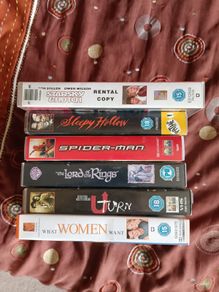 15 VHS various titles free of charge