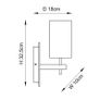 Gold/Brass Wall light BRAND NEW Image 6