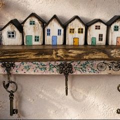 Handcrafted wooden key holders!