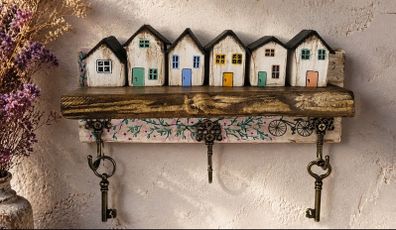 Handcrafted wooden key holders!