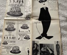 old film poster Charlie Chaplin,s art of comedy was released around 1966