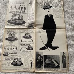 old film poster Charlie Chaplin,s art of comedy was released around 1966