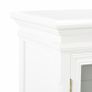 Sideboard White 70x28x70 cm Solid Pine Wood Image 6