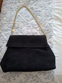 karen Millen suede bag