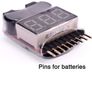 1-8s Lipo Li-ion Battery Voltage Tester Monitor RC Low-Voltage Buzzer - postage included Image 2