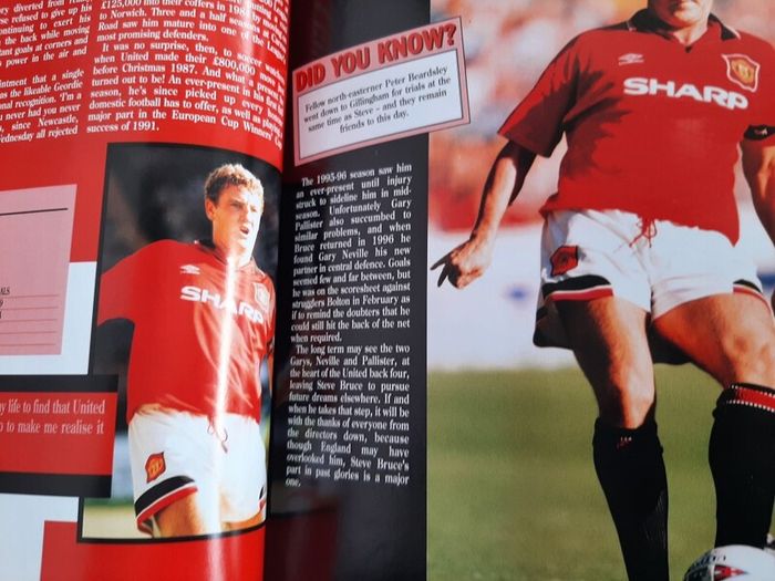 man United vintage book1996