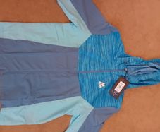 Montirex neon blue track windbreaker