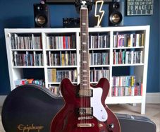 Epiphone Noel Gallagher Riviera (with upgrades)