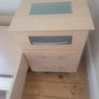 king size bed frame &headboard & matching bedside lockers Image 4