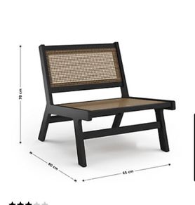 MS Maya Cane Accent Chair