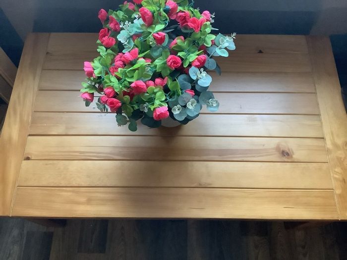 New solid wood coffee table