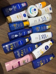 Brand new Nivea and DOVE body and skincare new full size
