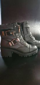 Black Ankle Womens Boots