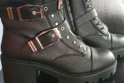 Black Ankle Womens Boots