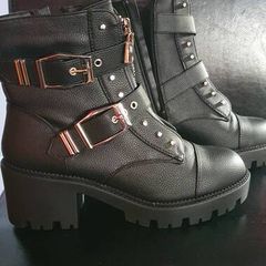Black Ankle Womens Boots