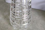Vintage Waterford Tralee 7" Vase, Crystal Waterford Ladder Vase is slight chip from the inside top rim the stamp is not showing well used. No 38.
