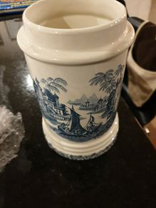 Pamono  Blue Pharmacy Bottle from La Cartuja Pickman, 1960s