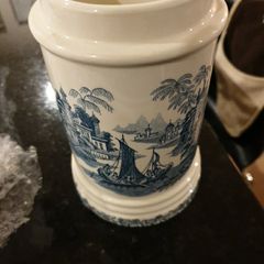 Pamono  Blue Pharmacy Bottle from La Cartuja Pickman, 1960s