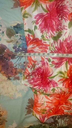 Damart white and pink floral summer dress M L Postage included