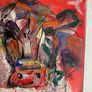 Framed Original Abstract Painting of Cow  Original Gift Image 3