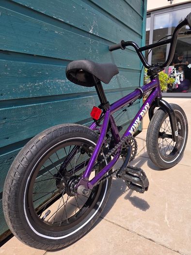 Kink Pump 14" BMX Kids Bike Purple